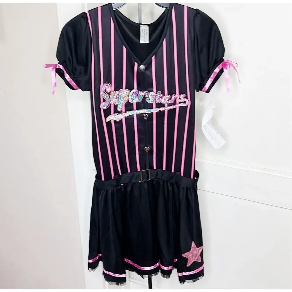 Dreamgirl Super Baseball Superstars Cutie Halloween Costume Teen Girls Size Smal